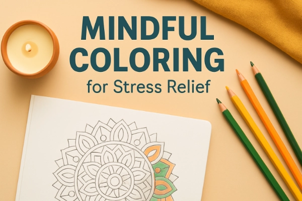 Mindful Coloring for Stress Relief: A Simple Daily Practice to Feel Calmer
