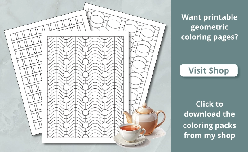 geometric printable coloring pages