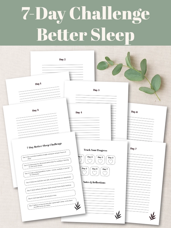 printable 7-Day Better Sleep Challenge