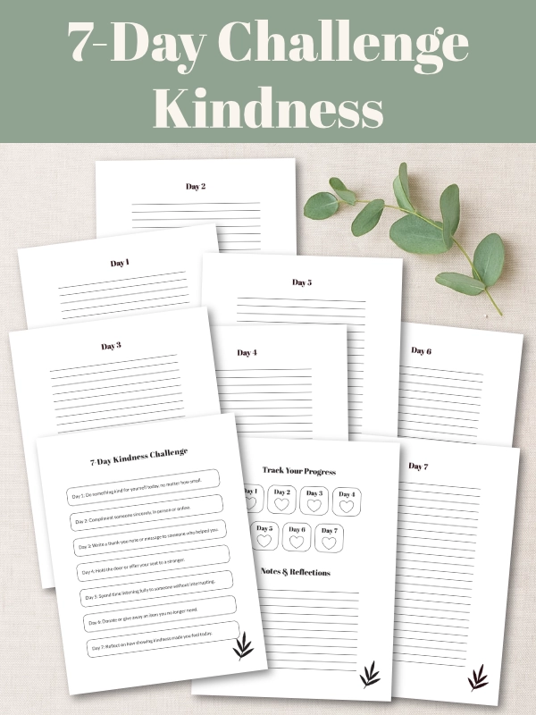 printable 7-Day Kindness Challenge
