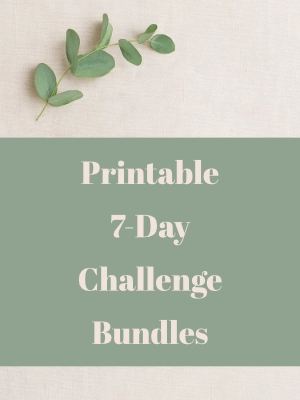printable 7-day challenge bundles